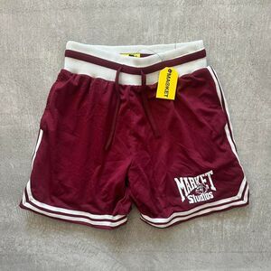 Market Studios Burgundy Gym Shorts